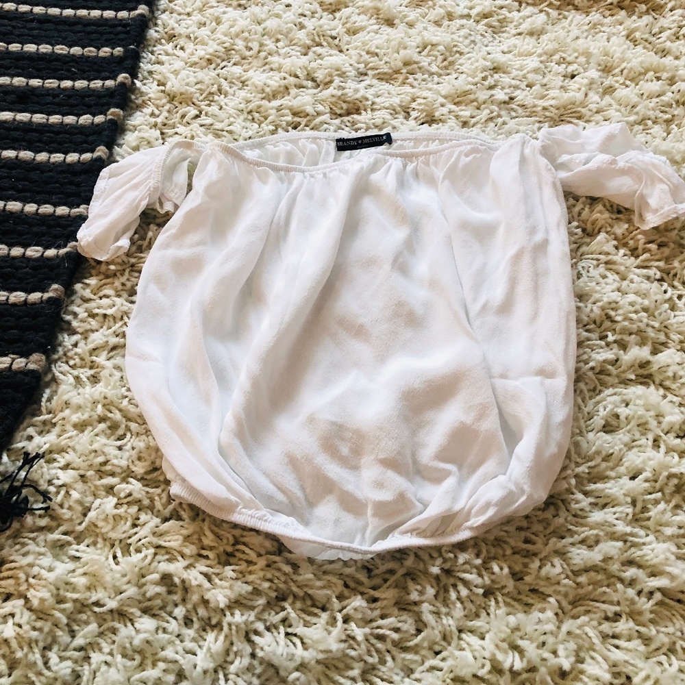 Brandy Melville Tops | Off the Shoulder | White